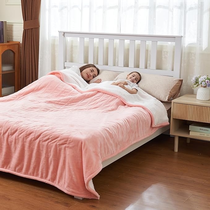 Heated Blanket Electric Blanket Full Size 84"x72" Fast Heating Electric Blanket with 12 Hours Auto-Off and 6 Heating Settings Overheat Protection Cozy Soft Flannel Heated Throw Blanket ETL-Certified