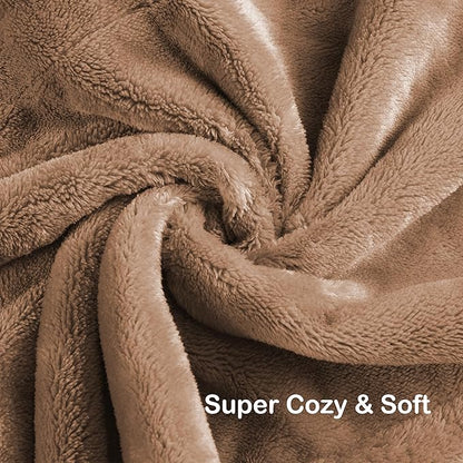 Electric Heated Blanket Full Size 72"x84", Fast Heating Blanket, Soft Cozy for Bed, 10 Hours Auto Off & 4 Heating Levels, Heater Blankets, Machine Washable, Warm Gifts for Grandma -Camel