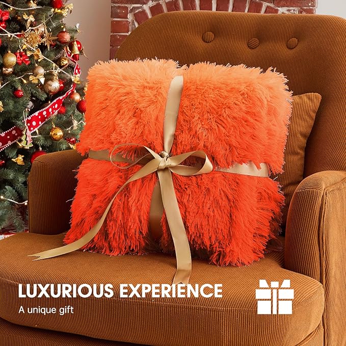 Heated Electric Blanket Throw–Faux Fur with Soft Thick Sherpa,Warm Winter Birthday Gifts for Women Grandma，10 Heat Settings,5 Time Settings with Fast Heating, 50x60, Cocoa Brown