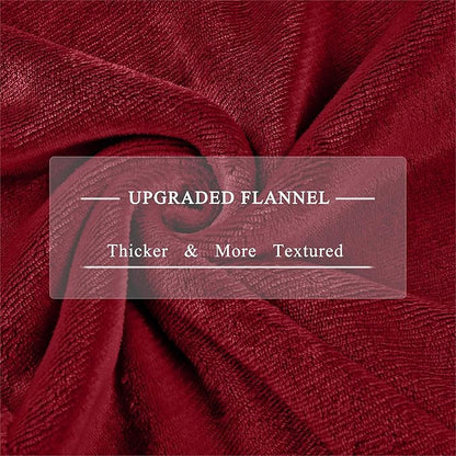 Heated Blanket Electric Blanket King Size, Super Soft Cozy Upgraded Flannel Fast Heating Blanket Dual Control with 5 Heating Levels & 10 Hours Auto Off, Machine Washable, 100" x 90", Burgundy