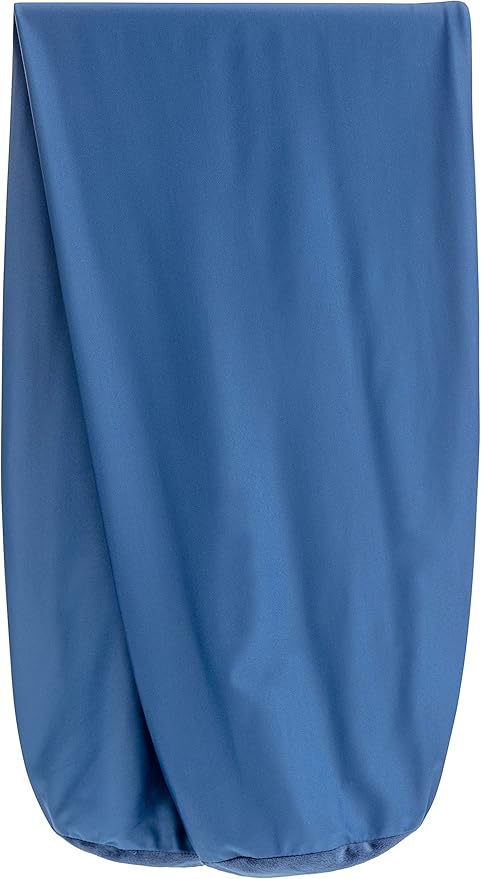 Case Only - Body Pillow Cover Stylish Silky Super Soft - 85% Spandex/ 15% Nylon Blend, Beauty - Breathable Pillowcase - Gentle on Hair Size 48 X 8, Peacock Blue