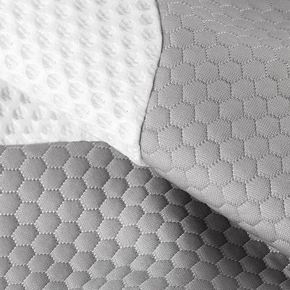 Elviros Cervical Memory Foam Pillowcase(Grey)