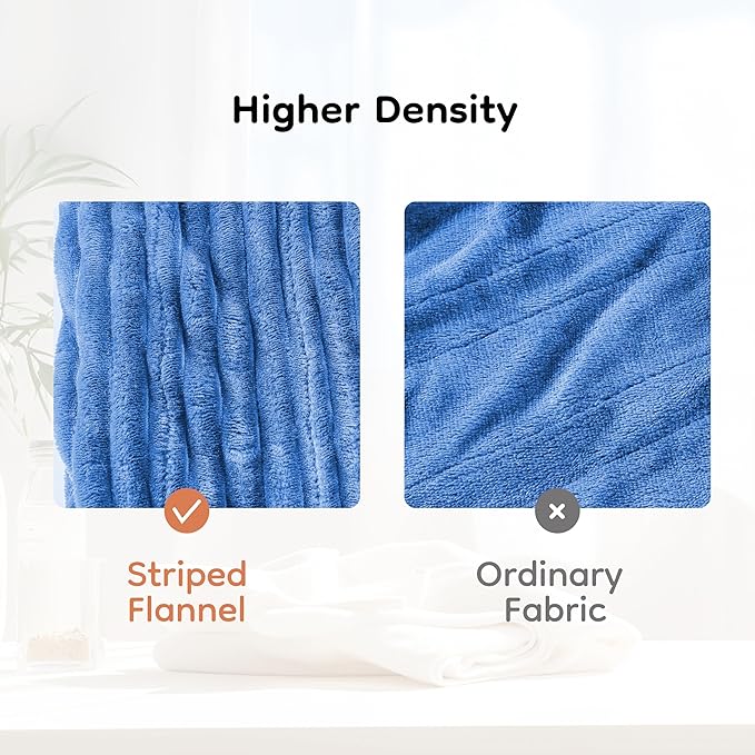 Heated Blanket 72" x 84" Full Size Flannel Fabric with 10 Heating Levels & 1-12 Hours Auto Shut Off, Breathable and Comfortable for Soft and Bed - Sky Blue