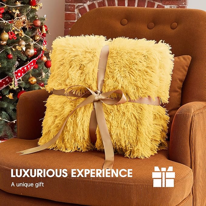 Heated Electric Blanket Throw–Faux Fur with Soft Thick Sherpa,Warm Winter Birthday Gifts for Women Grandma，10 Heat Settings,5 Time Settings with Fast Heating, 50x60, Beige