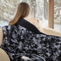 Bedsure Faux Fur Heated Blanket Throw Blanket, Fast Heating Electric Blanket with 6 Heating Levels & 4 Time Settings, Cozy Gifts for Women Men (50x60 inches, Black)