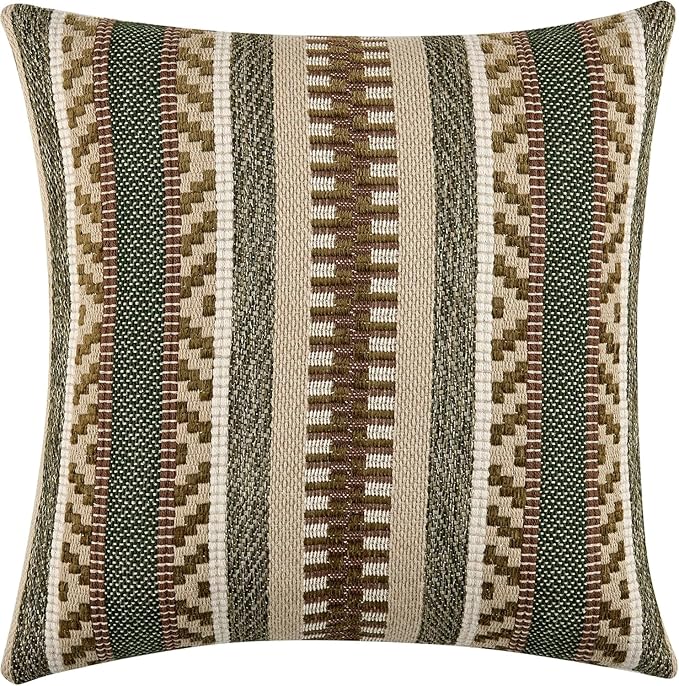 Decorative Pillow for Living Room, Sofa, Bed, Home Decoration, Commerical Enviroment - CAL117 Regulated - Pack of 2 (50/50 Down Feather Blend, Landino, 20" x 20")