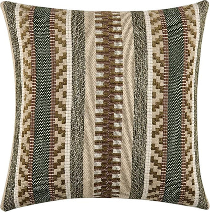 Decorative Pillow for Living Room, Sofa, Bed, Home Decoration, Commerical Enviroment - CAL117 Regulated - Pack of 2 (50/50 Down Feather Blend, Landino, 18" x 18")