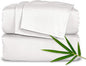 Pure Bamboo Twin XL Sheets, Genuine 100% Organic Viscose Derived from Bamboo Bed Sheet Set, Luxuriously Soft & Cooling, Double Stitching, 2 Year Quality Promise (Twin XL, White)