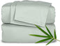 Pure Bamboo Queen Sheets, Genuine 100% Organic Viscose Derived from Bamboo Bed Sheet Set, Luxuriously Soft & Cooling, Double Stitching, 2 Year Quality Promise (Queen, Sea Glass)