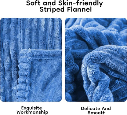 Heated Blanket 72" x 84" Full Size Flannel Fabric with 10 Heating Levels & 1-12 Hours Auto Shut Off, Breathable and Comfortable for Soft and Bed - Sky Blue