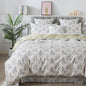 FADFAY Rose Duvet Cover Set Full Rustic Peony Floral Bedding Vintage Botanical Quilt Cover Set Shabby Farmhouse Bedding 100% Cotton Soft Comforter Cover with Hidden Zipper Closure 3Pcs, Full Size