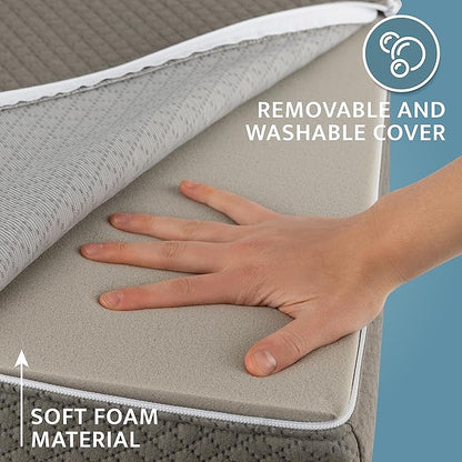 Kölbs Extra Wide Leg Elevation Pillow, Chic Jacquard Cover, XL and Wide for More Comfort Bed Wedge Pillow for Legs, Leg, Knee, Ankle Elevation Post Surgery