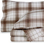 Bare Home Flannel Sheet Set Prints, 100% Cotton, Velvety Soft Heavyweight - Double Brushed for Softness & Comfort - Deep Pocket - Bed Sheets (Split King, Chesapeake Plaid - Neutral)
