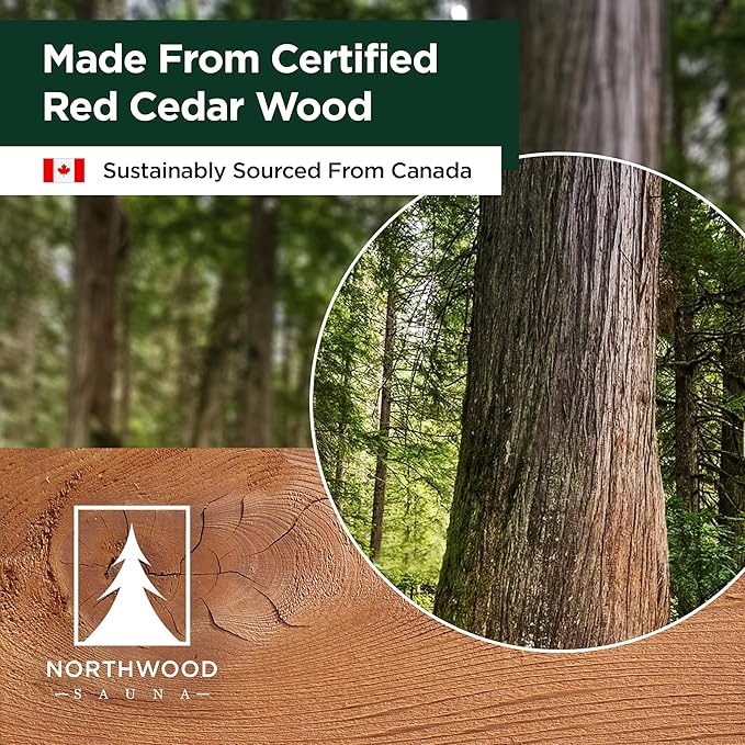 Sauna Headrest - Handmade from Canadian Red Cedar Wood - Ergonomic Neck Support Pillow