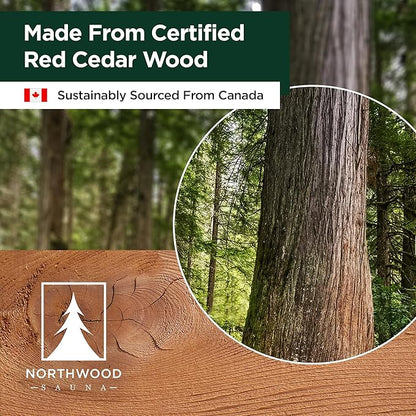Sauna Headrest - Handmade from Canadian Red Cedar Wood - Ergonomic Neck Support Pillow