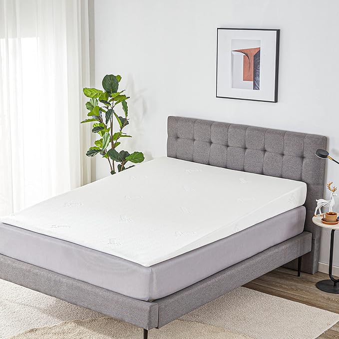 Wedge Mattress Elevator 7-Inch Inclined Mattress Topper for Acid Reflux, GERD, Neck & Back Pain, Snoring, Under Bed Wedge Mattress with Washable Cover & Non-Slip Bottom for Bedroom, Queen