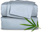 Pure Bamboo Short Queen Sheets for RV Camper (60"x75") - Genuine 100% Organic Viscose Derived from Bamboo Bed Sheet Set, Soft & Cooling, 2 Year Quality Promise (Short Queen, Sterling Blue)