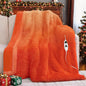 Heated Electric Blanket Throw–Faux Fur with Soft Thick Sherpa,Warm Winter Birthday Gifts for Women Grandma，10 Heat Settings,5 Time Settings with Fast Heating, 50x60, Cocoa Brown