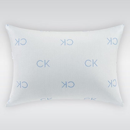 Calvin Klein Cooling Knit 20" x 36" King Size Set of 2 Bed Pillows for Sleeping, White