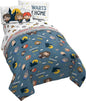 Harry Potter is My Home 5 Piece Full Bed Set - Bedding Features Harry, Ron, Hermoine, Hagrid, and Dumbledore