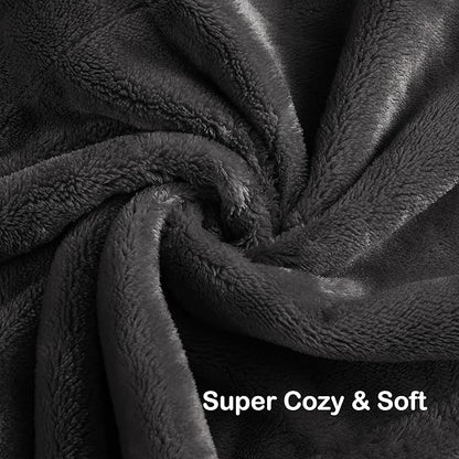 Electric Heated Blanket Full Size 72"x84", 4 Heating Levels & 10 Hours Auto Off, Cozy for Bed, Sofa & Office, Large Oversized, Single Control Heating Heater Blankets, Machine Washable, Dark Gray