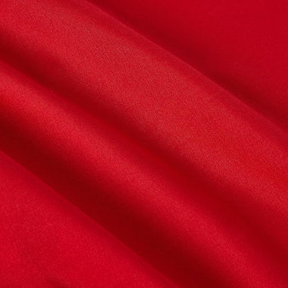 Amazon Basics 2 Piece Microfiber Kid's Comforter and Pillow Sham Set, Toddler, Red, Solid