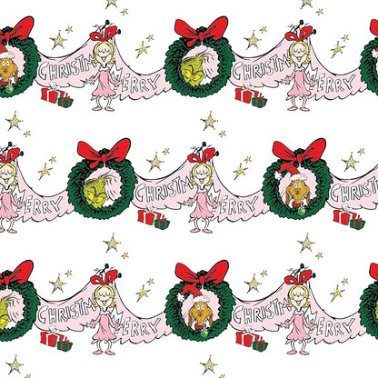 The Grinch x Kitsch Satin Pillowcase with Zipper for Hair & Skin - Softer Than Silk Pillow Cases, Smooth Cooling Pillow Cover, Wrinkle-Free, Machine Washable, Queen/Standard (19x26)- Cindy Lou