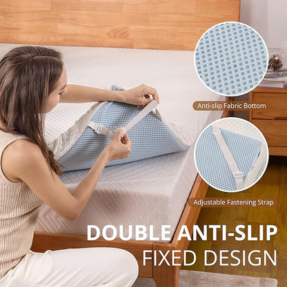 EGO Gel Memory Foam Mattress Topper, 3 Inch Cal King with Removable Breathable Soft Cover, Cooling Bed Topper for Comfort Body Support & Pressure Relief, CertiPUR-US Certified
