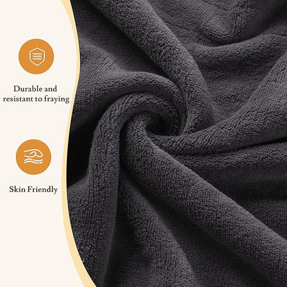 Electric Heated Blanket 84"x90" Queen Size - 4 Heat Settings & Dual Controllers, 10H Auto Shut Off, Ultra-Soft Coral Fleece Heated Blanket with Overheat Protection, Dark Gray