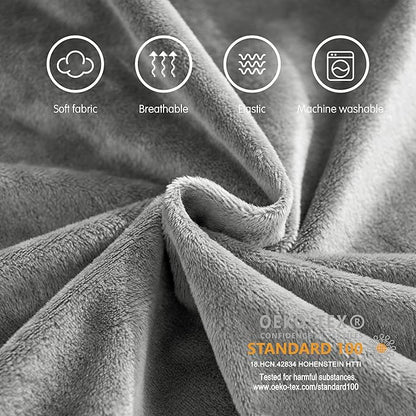 SyMax 7.8"x60" Body Pillow for Queen Bed, Bolster w/Removable Polyester Cover, Headboard Gap Filler Pillow, Dark Grey