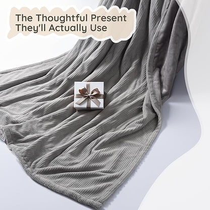 Electric Heated Blanket Full Size 72"x84", Ultra-Soft Heating Blanket with 5 Heat Levels & 10-Hour Auto Off, Fast Heating for Winter Comfort, Grey