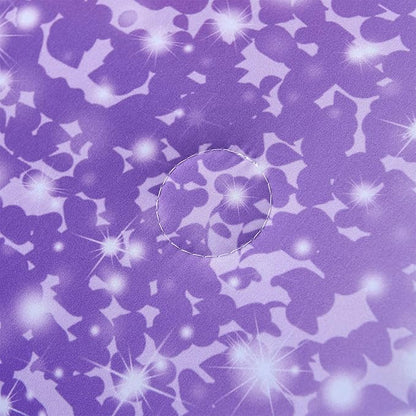RYNGHIPY 6Pcs Girls Bedding Set Full Size Purple Rainbow Comforter Set for Kids Teens Girls Glitter Bed in a Bag Lightweight Fluffy