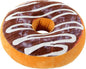 Cheer Collection Round Donut Pillow | 2-in-1 Reversible Super Soft Microplush Doughnut Pillow - Chocolate Glaze, Rainbow Sprinkles