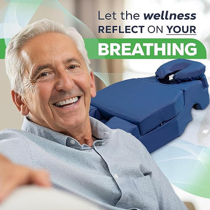 EZ Prone™ Positioning System – Body Pillow, Physical Therapy, Sleep Apnea Pillow, Massage Tools, Face Down Pillow, Sleep Therapy Pillow, Sleeping Aid, Full Body Pillow Memory Foam Pillow