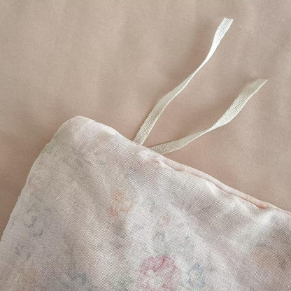 BuLuTu Pink Ruffled Duvet Cover Set Full Size Farmhouse Rustic Bedding, Cottagecore Floral Print Comforter Cover with Lace Edeges, French Country Quilt Cover 80"x90",Coquette Decor, All Seasons