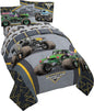 Jay franco Monster Jam MJ Life 5 Piece Full Bed Set-Includes Reversible Comforter&Sheet Set-Bedding Features Grave Digger, Max-D, Megalodon-Super Soft Microfiber-(Official Monster Jam Product)