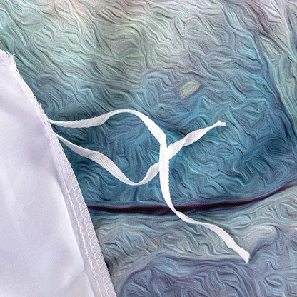 CVHOUSE Sea Turtle Duvet Cover Twin Size,Ocean Bedding Set for Kids Teens,Beach Comforter Cover,1 2 Pillowcases 3 Piece Twin 71'x87'