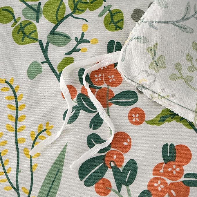 King Duvet Cover Set Floral 100% Brushed Microfiber Chic Floral Bedding Set King 3 Pieces Floral King Duvet Cover for All Seasons 1 Duvet Cover and 2 Pillowcases with Zipper Closure (Floral, King)