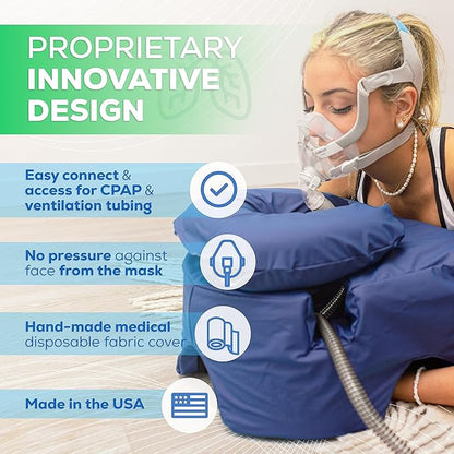 EZ Prone™ Positioning System – Body Pillow, Physical Therapy, Sleep Apnea Pillow, Massage Tools, Face Down Pillow, Sleep Therapy Pillow, Sleeping Aid, Full Body Pillow Memory Foam Pillow