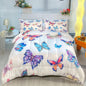 CVHOUSE Butterfly Bedding Set - Twin Butterfly Comforter Set with 1 Comforter and 2 Pillow Cases