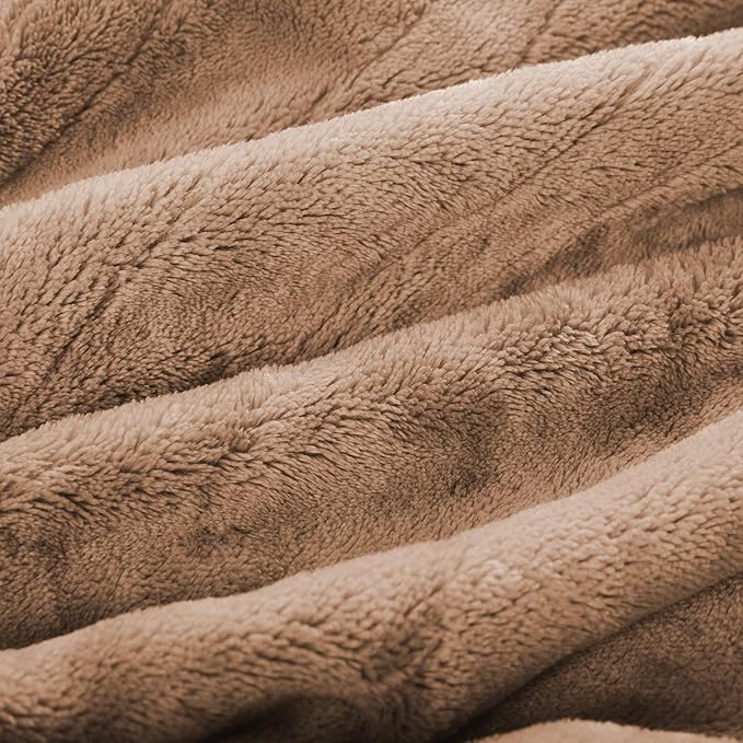 Electric Heated Blanket Full Size 72"x84", Fast Heating Blanket, Soft Cozy for Bed, 10 Hours Auto Off & 4 Heating Levels, Heater Blankets, Machine Washable, Warm Gifts for Grandma -Camel