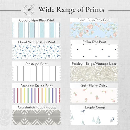 California Design Den Floral Pattern King Size Sheets Set - 400 Thread Count, Soft Sateen, Natural 100% Cotton Sheets, Deep Pockets, and Durable Bedding Set - Blooming Meadows