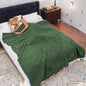 Heated Blanket Full Size Electric Blanket 72" x 84" with 5 Levels Heating & 10Hs Auto Off, Silky Microplush Flannel & Warm Sherpa Fabric, Machine Washable, Great Christmas Birthday Gifts, Green