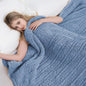 Electric Heated Blanket Full Size 72"×84" with 6 Heating Levels & 1-10Hs Auto Off, Heating Blanket Double Sided Plush Sherpa, Fast Heating, Machine Washable for Christmas Gift - Light Blue