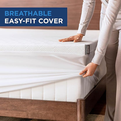 Tempur-Cloud 2-Inch Mattress Topper, Full,White