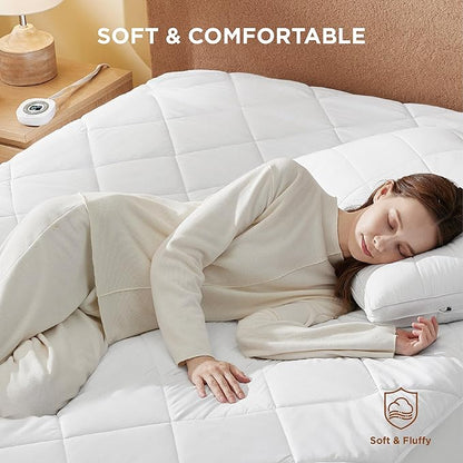 Bedsure Heated Mattress Pad Twin XL- Bed Warmer with Memory & Preheat Functions, 12-Hour Auto Off & 10 Heat Settings, Single Controller, Fast Heating, Brushed Electric Mattress Pad Twin XL, 39"x80"