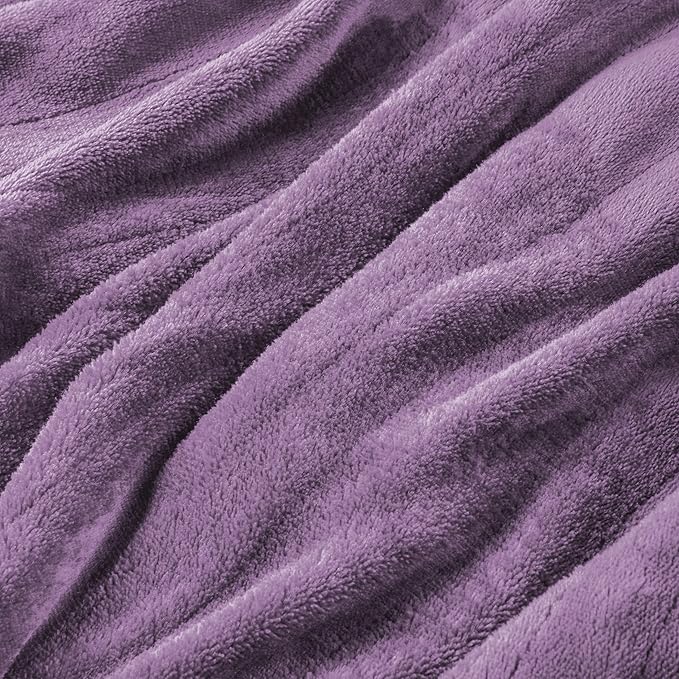 Electric Heated Blanket Full Size 72"x 84", Super Cozy Soft with 6 Heat Levels & 10 Hours Auto of, Quick Heating for Bedroom Living Room Machine Washable, Purple
