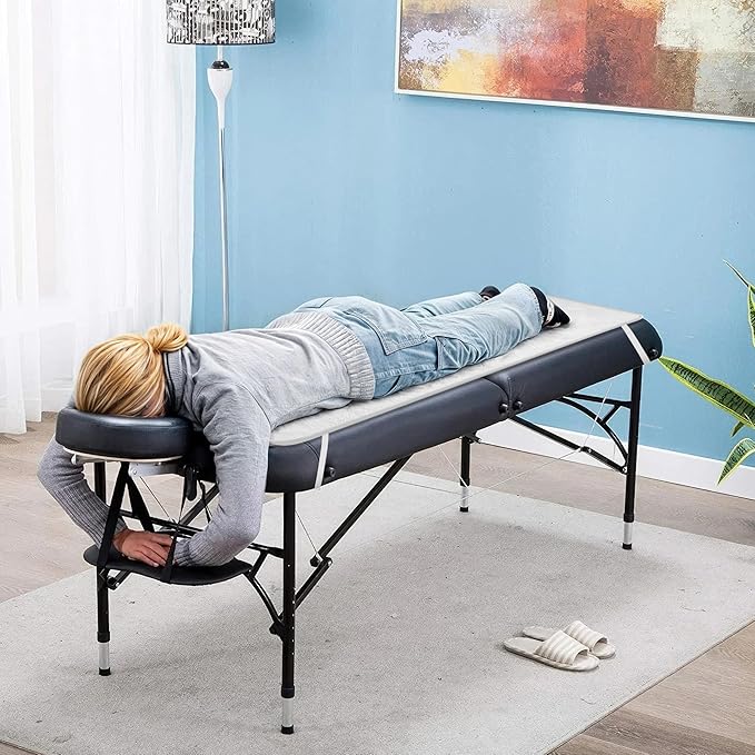 Massage Table Warmer Heating Pad Professional SPA Massage Bed Warmer with Timer, 9 Heat Settings, Overheat Protection for Massage Bed & Spa, Thickened & Soft Fleece, 30" x 71"