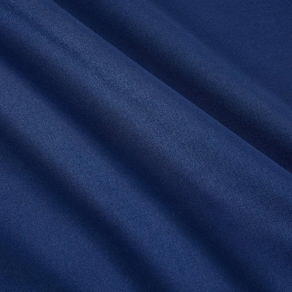 Amazon Basics 2 Piece Soft Microfiber Kids' Comforter and Pillow Sham Set, Twin, Navy, Solid