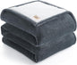 UGG Nita Full/Queen Blanket Fleece Fluffy Reversible Soft Fuzzy Bedding Cozy Plush Warm Oversized Blanket Machine Washable Bedroom Decor for Big Couch or Bed, 90-inch x 90-inch, Charcoal Grey